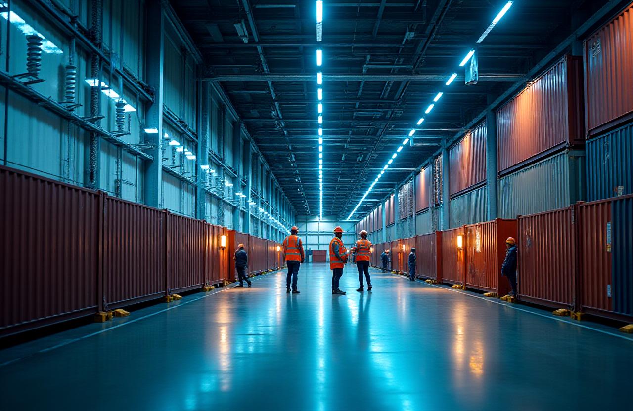 Freight forwarding operations in Bronx warehouse