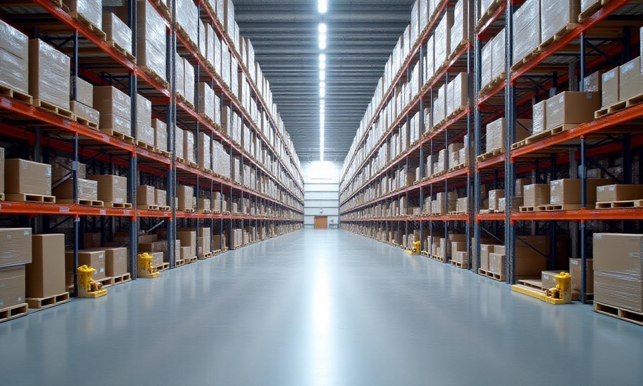 Inside of a high-tech monitored warehouse in Bronx